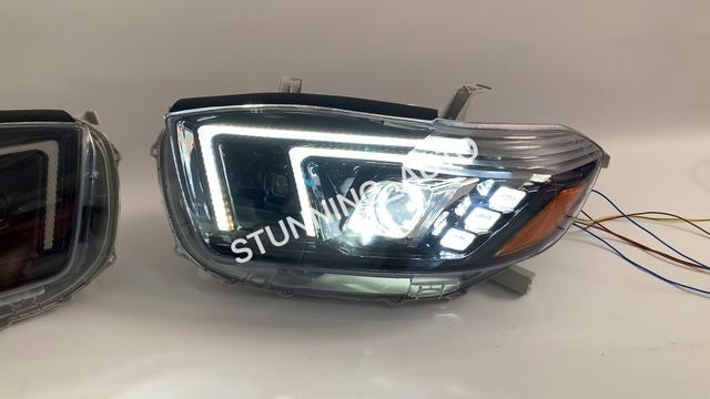 Фары передние Toyota Highlander 2007-2010 смотреть онлайн