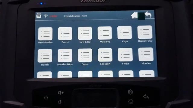 Lonsdor K518ISE Key Programmer Package And Menu