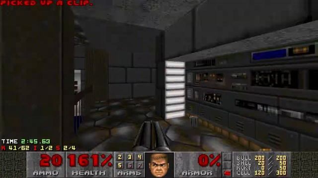 Doom II - Nostalgia map06 (Spirit Crusher) - UV-Max (fast monsters) смотреть онлайн