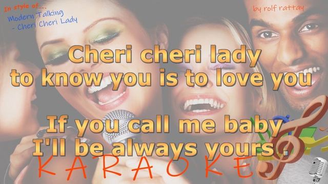Modern Talking - Cheri Cheri Lady - Instrumental and Karaoke смотреть онлайн