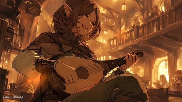 Расслабляющая средневековая музыка – атмосфера барда/таверны в стиле фэнтези, кельтская музыка, RPG