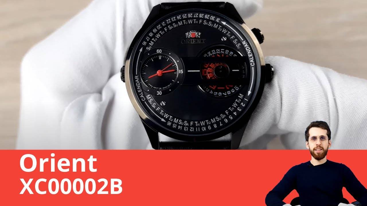 Футуристическая механика + Кварц под одним циферблатом / Orient XC00002B смотреть онлайн