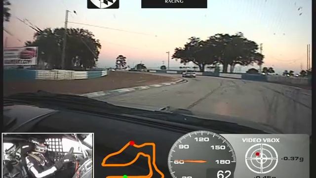 Aston Martin GT4 and Porsche GT3 Supercup dice for 2nd place at Sebring PBOC Winterfest 2012 смотреть онлайн
