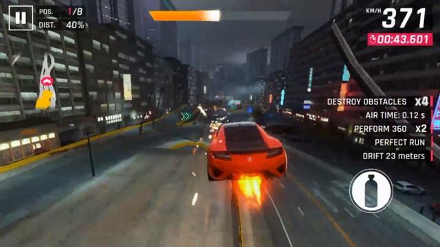 Asphalt 9: Car Hunt Riot Acura 2017 NSX - 01:40:506 смотреть онлайн
