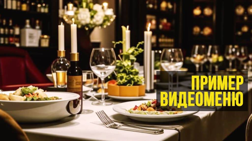 Пример Видеоменю для Ресторана смотреть онлайн