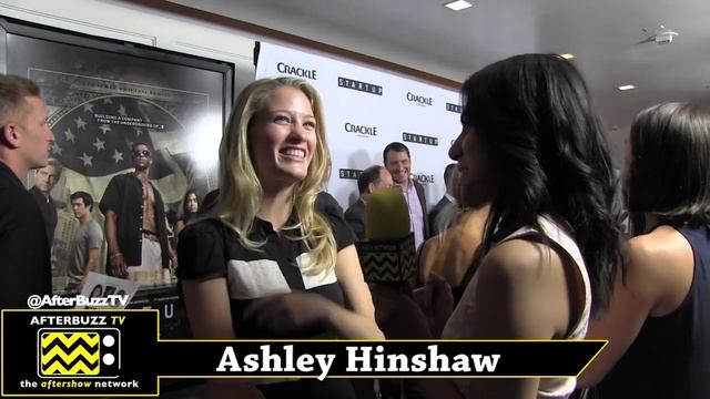Ashley Hinshaw Interview | Crackle's Start up Premiere смотреть онлайн