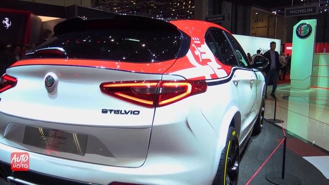 2019 Alfa Romeo Stelvio Racing V6 Bi Turbo 520hp Q4 - Exterior Walkaround смотреть онлайн