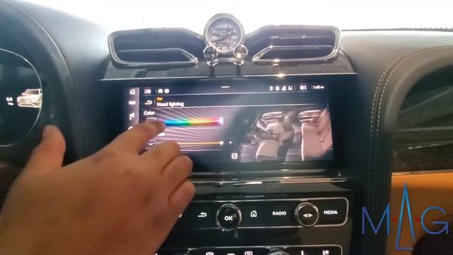 Bentley Bentayga - Interior Mood Lighting смотреть онлайн