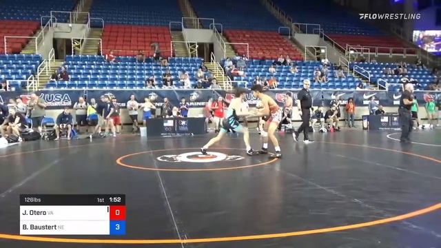 126 Lbs Round Of 128 - Jorge Otero, Virginia Vs Brandon Baustert, Nebraska Db49 смотреть онлайн