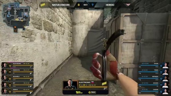 ПЕРВАЯ Игра НАВИ на MAJOR 2021 RU Ancient NAVI vs HEROIC | PGL Major Stockholm 2021 | Legends Stage