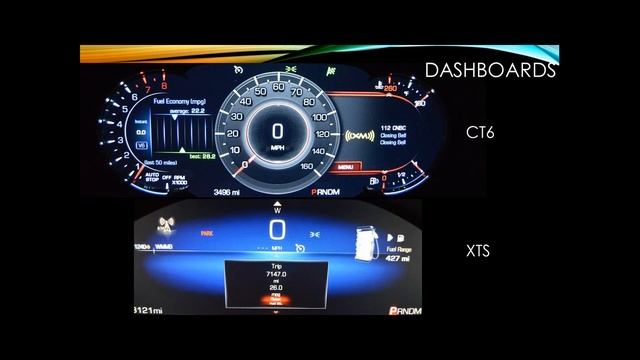 CT6 Vs XTS Cadillac