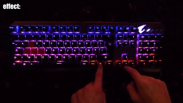 Test du Clavier Gigabyte AORUS K7 (sound,effect) смотреть онлайн