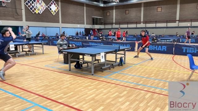 Tennis de Table ·Championnat de Belgique· Messieurs B - SANNA Noa (B6) vs WOOS Loïc (B2) смотреть онлайн