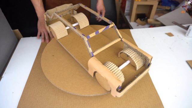 DIY US President Cadillac One car from cardboard смотреть онлайн