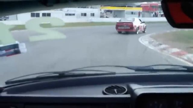 AROCA Winton 8 Aug 2010 Alfetta GT Chasing Alfa Brera