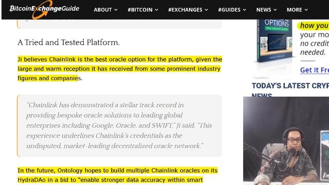 IOTA Onboard Tech Giant Zebra.  VeChain Powered AirMax 1.  Ontology Integrates Chainlink's Oracles