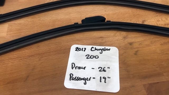 🚗 🚕 2017 Chrysler 200 Wiper Blade Replacement Size 🔴 смотреть онлайн