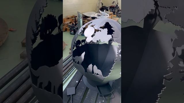 Костровая чаша-сфера Тайга