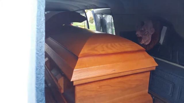 Aliyah showing her Grandpa's 1972 Cadillac Hearse смотреть онлайн