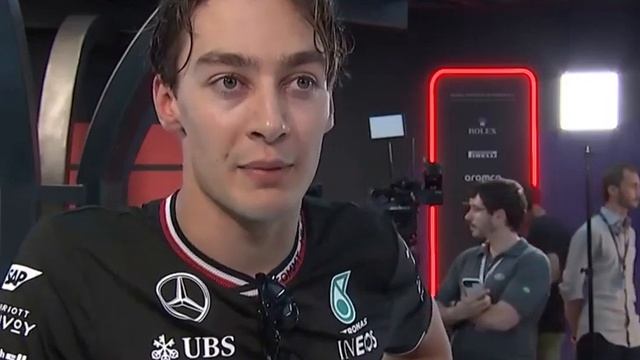 George Russell on Mercedes Pace Post Qualifying Interview Saudi Arabia Grand Prix #georgerussell смотреть онлайн