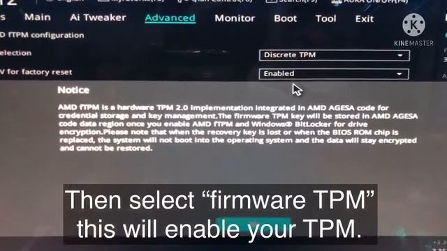 Enable TPM In ASUS BIOS