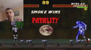 UMK3 секретное и двойные Fatality у Smoke и fabrulity