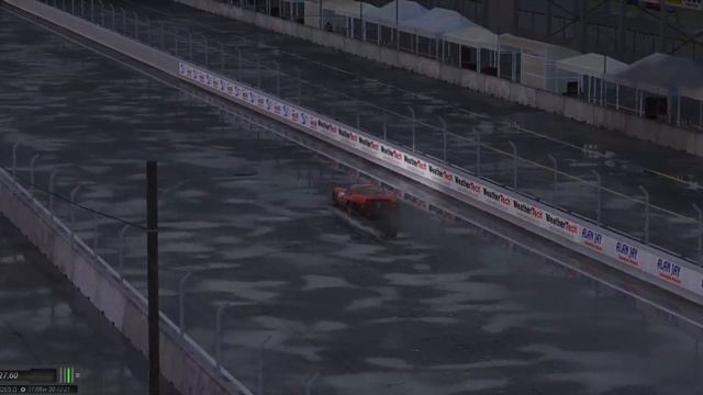 1967 Alfa Romeo 33 corsa stradale @ wet Sebring - Assetto corsa смотреть онлайн