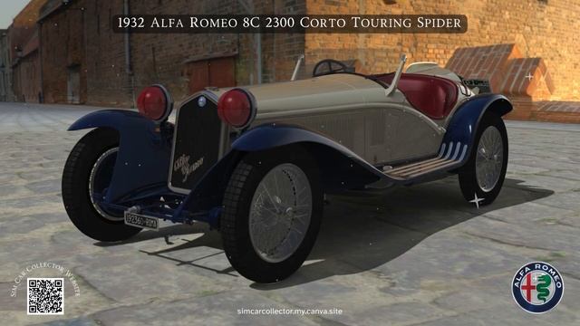 Alfa Romeo 8C 2300 Corto Touring Spider 1932 - AC Car Mod FREE + Screensaver #assettocorsa #acmods смотреть онлайн