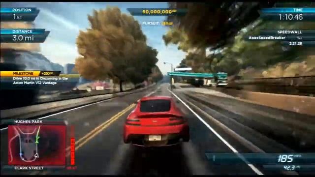 NFS Most Wanted 2012: Aston Martin V12 Vantage vs. Fairhaven's Most Wanted смотреть онлайн