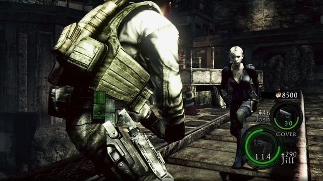 Resident Evil 5 Приключение Джилл Отчаянный Побег DLC  Часть #1