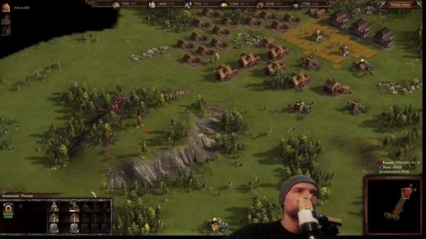 Cossacks 3 Online.4x. Rassvet vs Slava. Нелёгкая победа