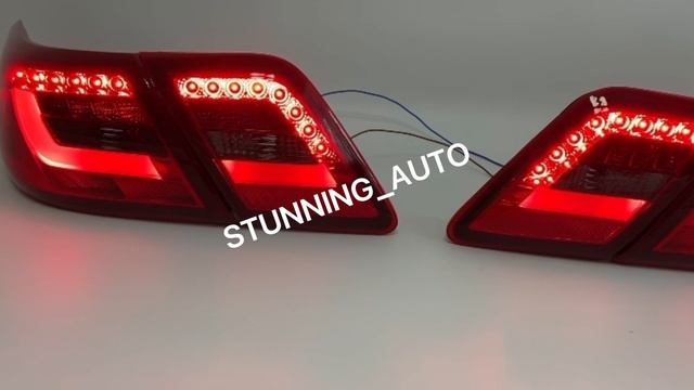 Фонари задние Toyota Camry 40 красно-тонированные смотреть онлайн
