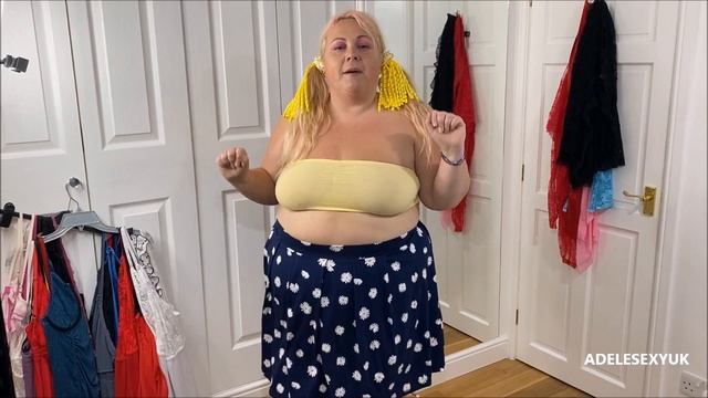 BBW ADELESEXYUK DOING A QUICK ADVERT ABOUT HER NEW DAISY SKIRT 8618