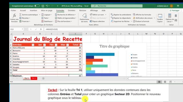 #Mos_Excel_2019 (#365) #Projet_6_Version_1 смотреть онлайн