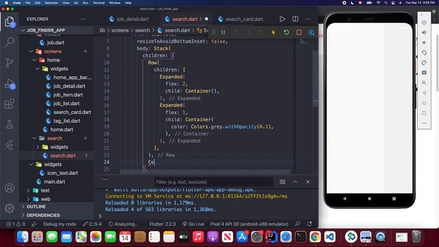 Flutter UI Job Finder App Tutorial | App from Scratch Part 2 смотреть онлайн