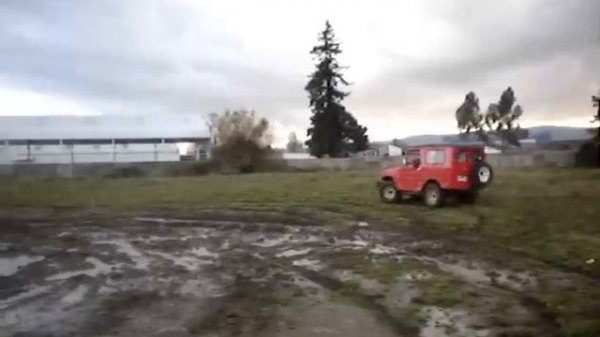 Daihatsu TAFT testing off road