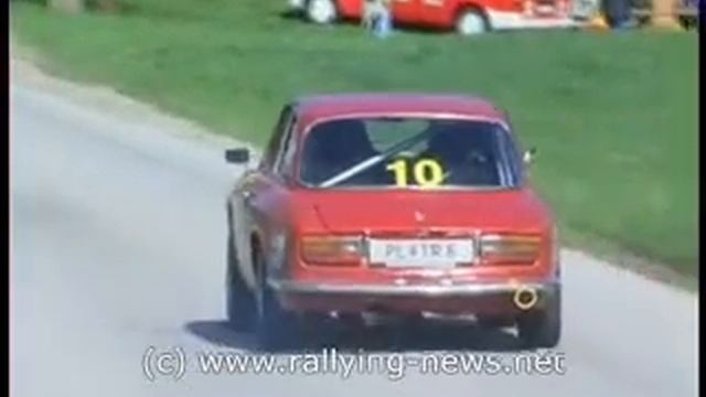 Ossi POSCH Roman WAGNER DUNLOP Rallye 2005 SP10 Alfa Romeo 2000 GTV Bertone смотреть онлайн