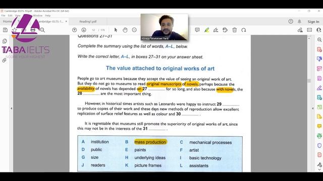 Session 8: Summary Completion & Sentence Ending Completion смотреть онлайн