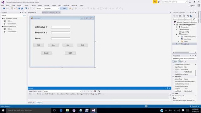 C# Windows Forms Application Tutorial with Example смотреть онлайн