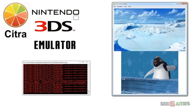 Citra 3DS Emulator - Booting Ingame Happy Feet Two! смотреть онлайн