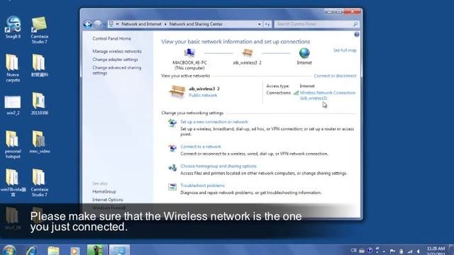 AIWI Connection Wizard - Wireless AP (Windows 7)_Android смотреть онлайн