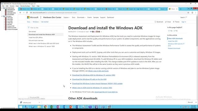 Upgrade Windows 10 ADK 1903 in SCCM смотреть онлайн