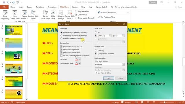 MS PowerPoint-2019|Slide Show|Rehearse Timings|Lesson-5 смотреть онлайн