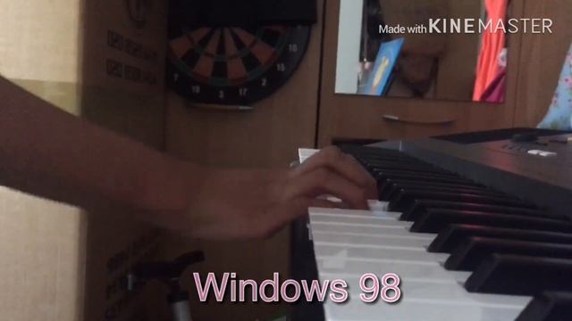 Windows Sounds on piano backwards смотреть онлайн