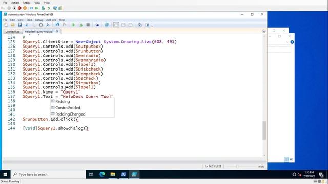 Building a GUI based PowerShell script to query a remote computer смотреть онлайн