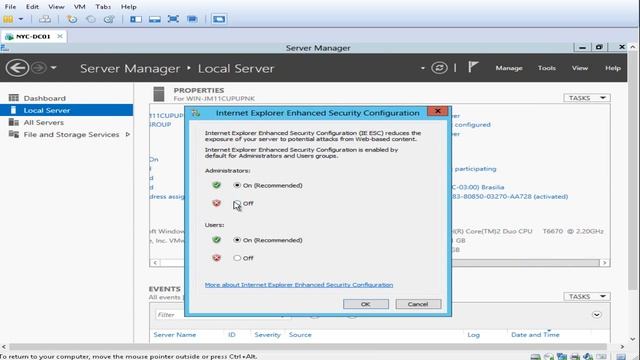 Windows Server 2012 - Configurações Iniciais смотреть онлайн