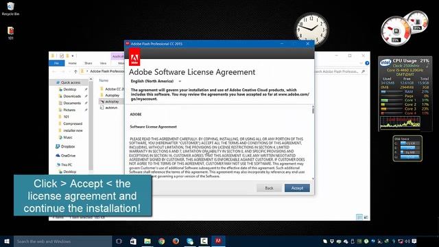 Installing Adobe Flash Professional CC 2015 смотреть онлайн