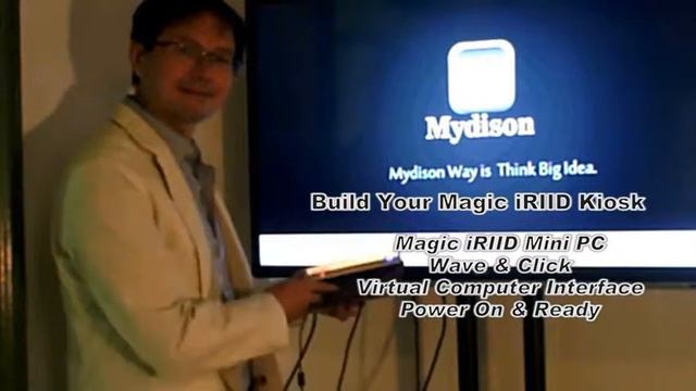Magic iRIID Mini PC Kiosk Windows 10 Photos App Wave and Click Demo смотреть онлайн