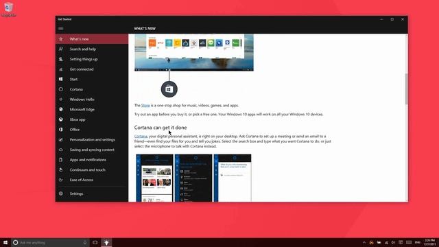 Get Started Application in Windows 10 смотреть онлайн