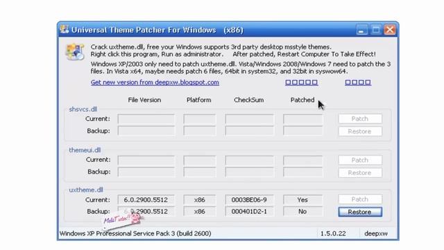 Como cambiar tu tema en windows XP смотреть онлайн
